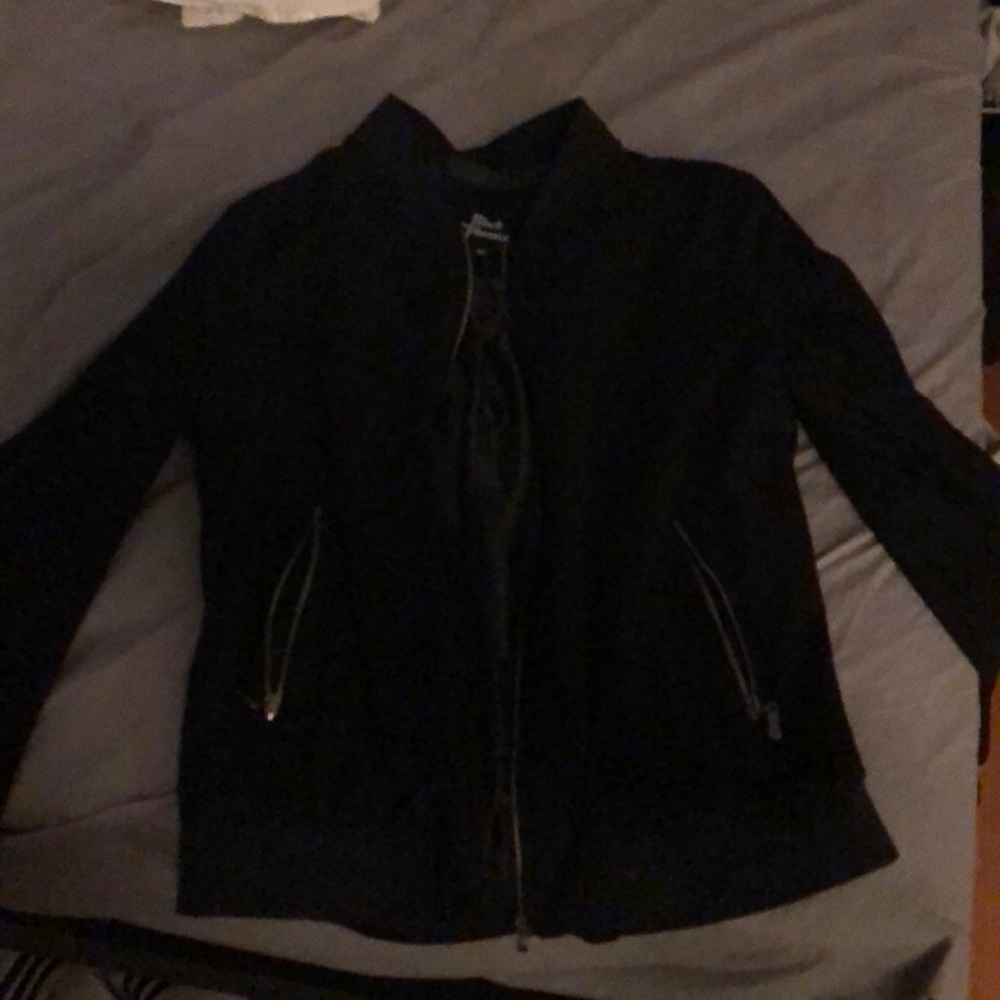 Men’s Black suede Bomber